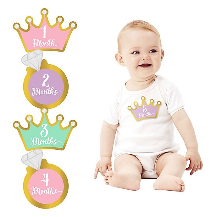 slide 1 of 5, Pearhead Little Princess Belly Stickers, 1 ct