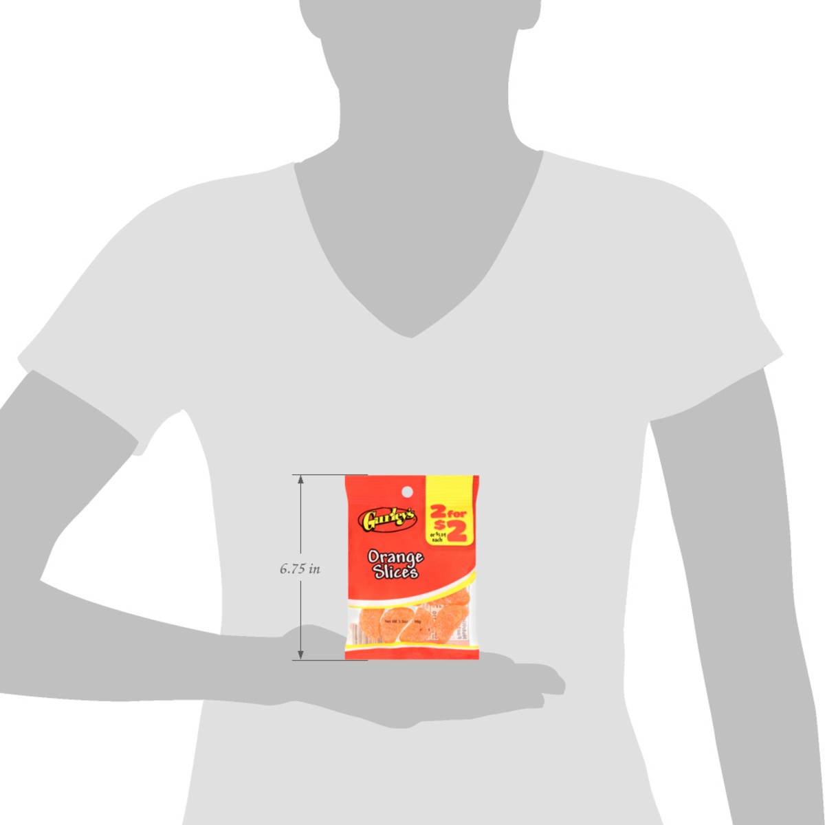 slide 14 of 14, Gurley's Orange Slices 3.5 oz, 3.50 oz