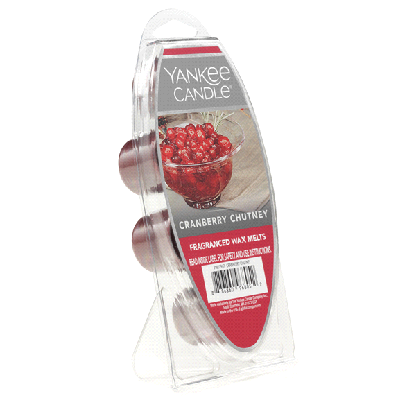 slide 1 of 1, Yankee Candle Wax Melt Cranberry Chutney, 2.6 oz