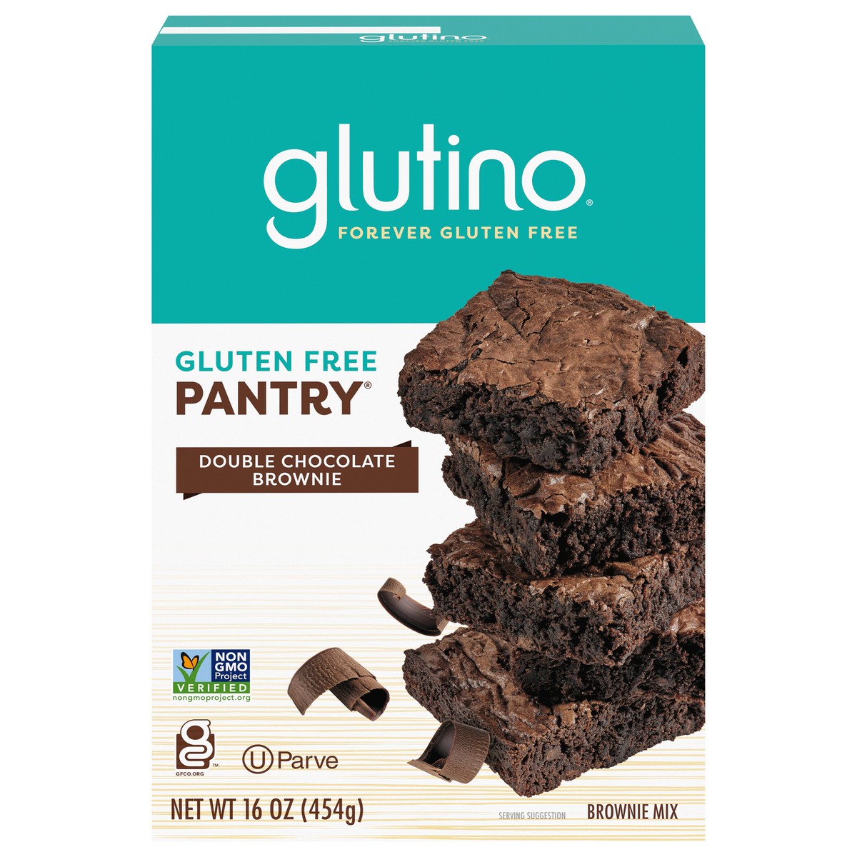 slide 1 of 5, Glutino Pantry Gluten Free Double Chocolate Brownie Mix 16 oz, 16 oz