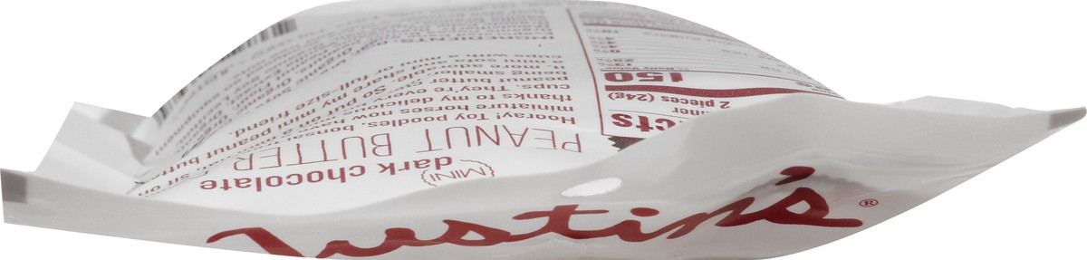 slide 7 of 12, Justin's Mini Dark Chocolate Peanut Butter Cups, 4.7 oz