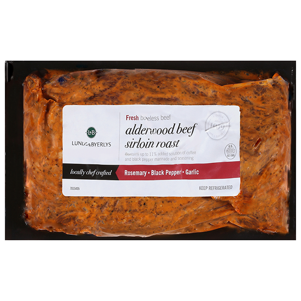 slide 1 of 1, Lunds & Byerlys Alderwood Beef Sirloin Roast 1 ea, 1 ct