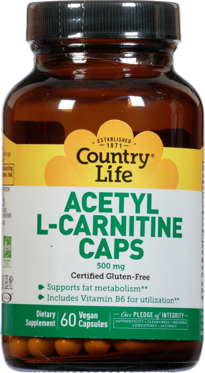 slide 3 of 13, Country Life Acetyl L Carnitine, 1 ct