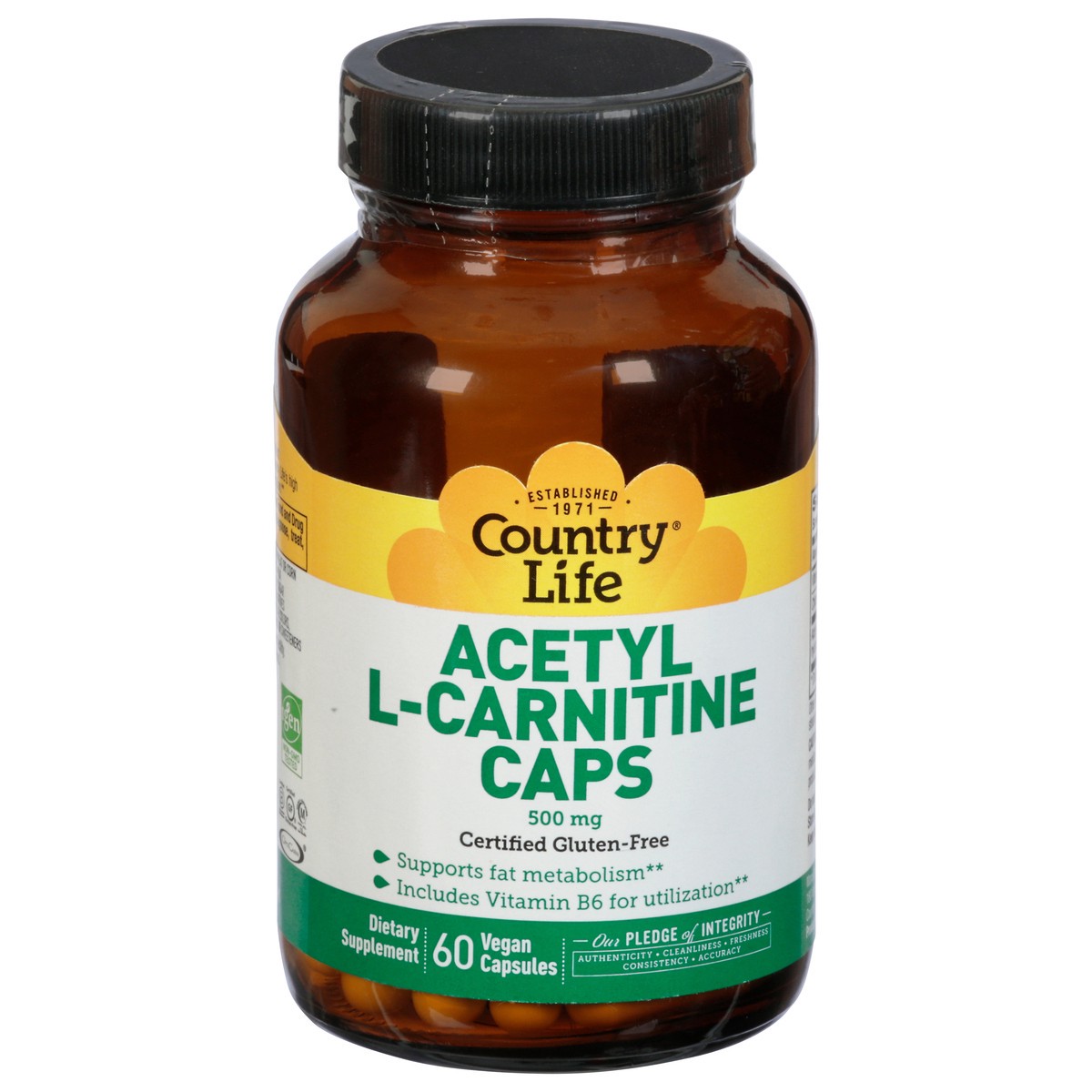 slide 12 of 13, Country Life Acetyl L Carnitine, 1 ct