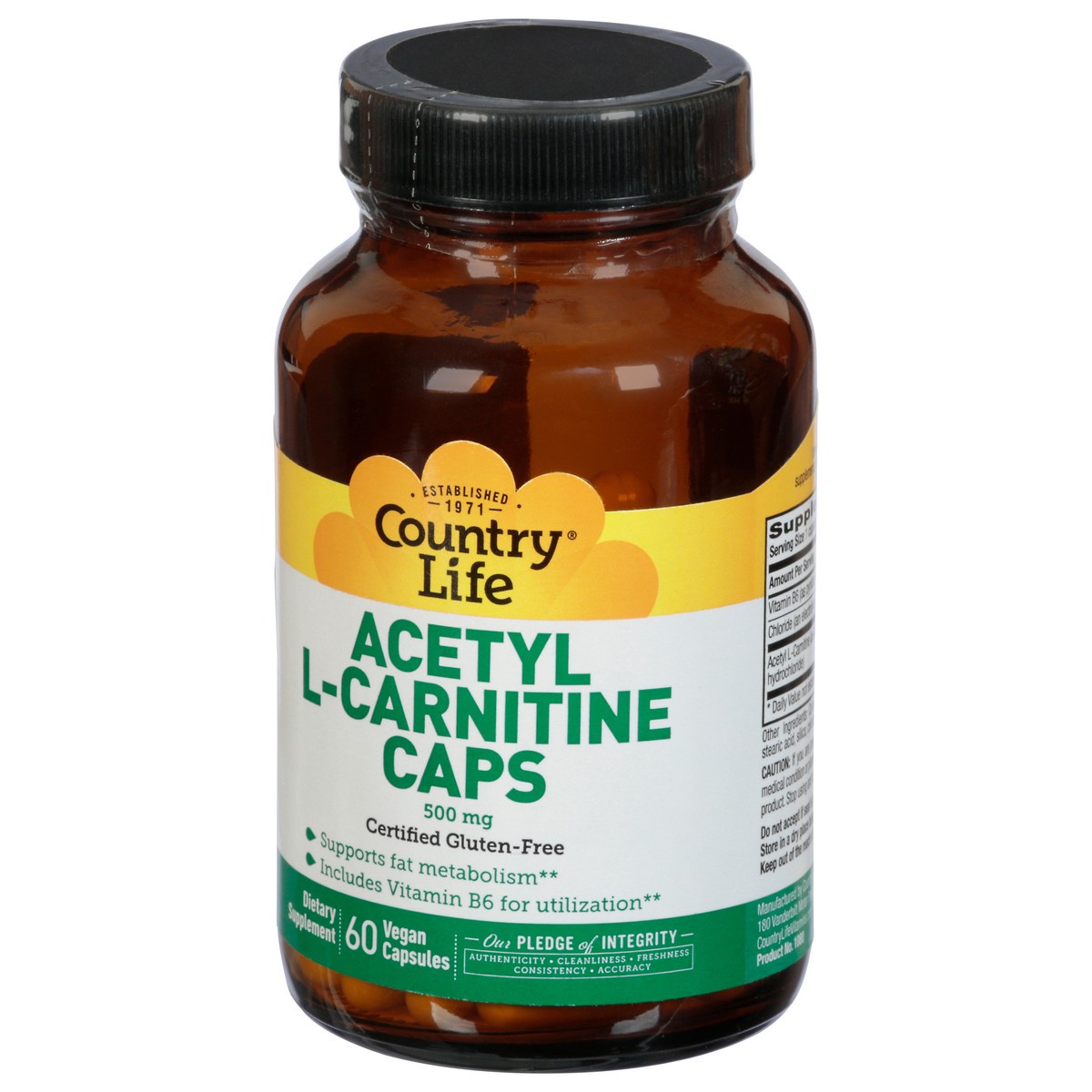 slide 5 of 13, Country Life Acetyl L Carnitine, 1 ct