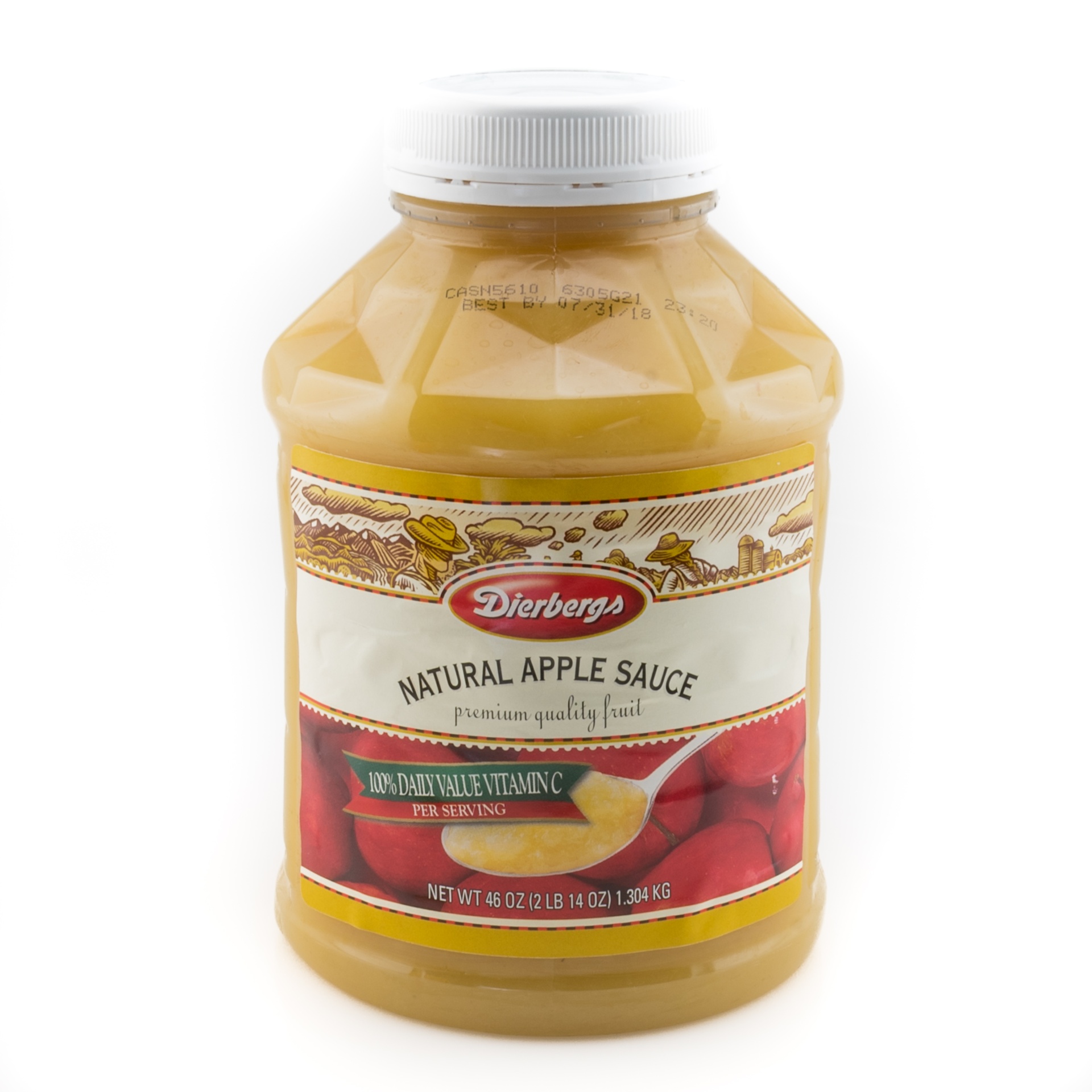 slide 1 of 1, Dierbergs Natural Applesauce, 46 oz