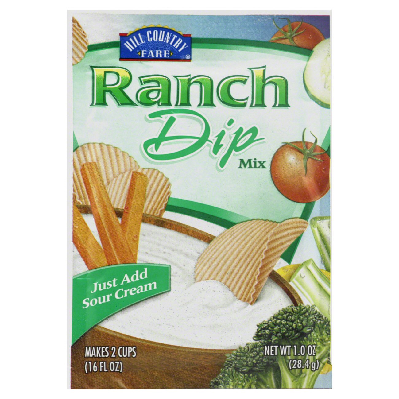 slide 1 of 1, Hill Country Fare Ranch Dip Mix, 1 oz