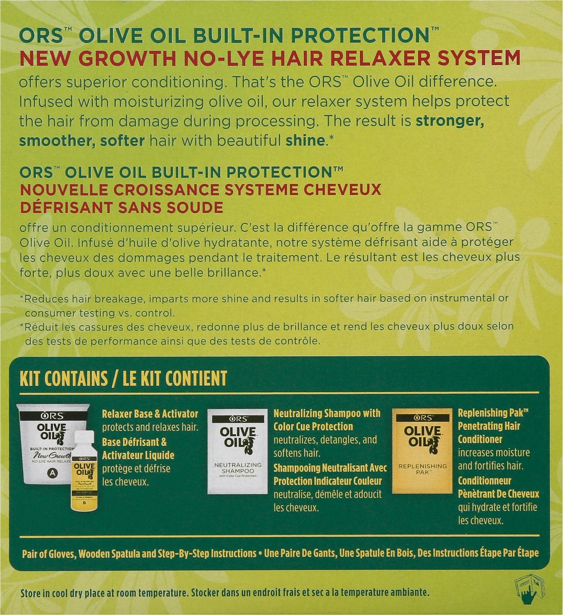 slide 5 of 9, ORS Olive Oil Hair Relaxer No-Lye Application Extra Strength - Each, 1 oz