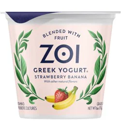 Zoi Strawberry Banana Greek Yogurt
