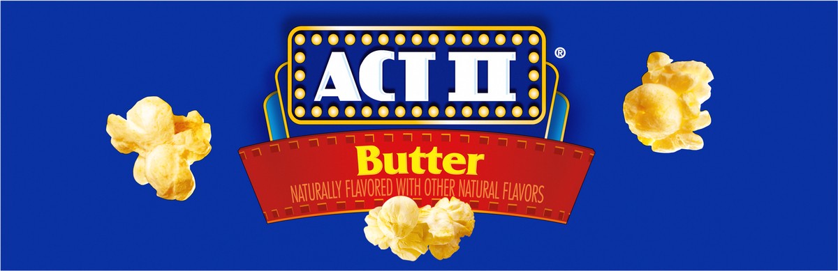slide 12 of 13, ACT II Butter Microwave Popcorn, 3-Count 2.75-oz. Bags, 3 ct