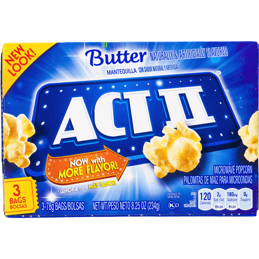 Act II Butter Lovers Party Size Popcorn (8.5 oz)