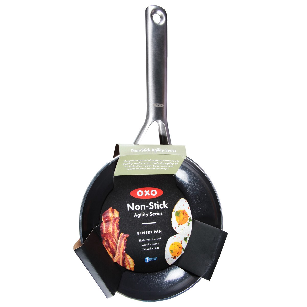 slide 10 of 12, OXO Agility Series 8 Inch Non-Stick Fry Pan 1 ea, 1 ct