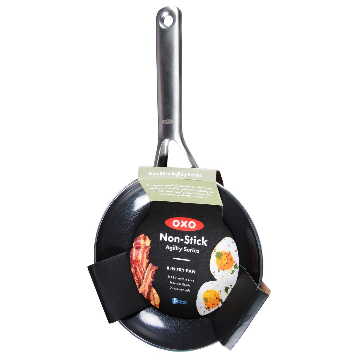slide 4 of 12, OXO Agility Series 8 Inch Non-Stick Fry Pan 1 ea, 1 ct