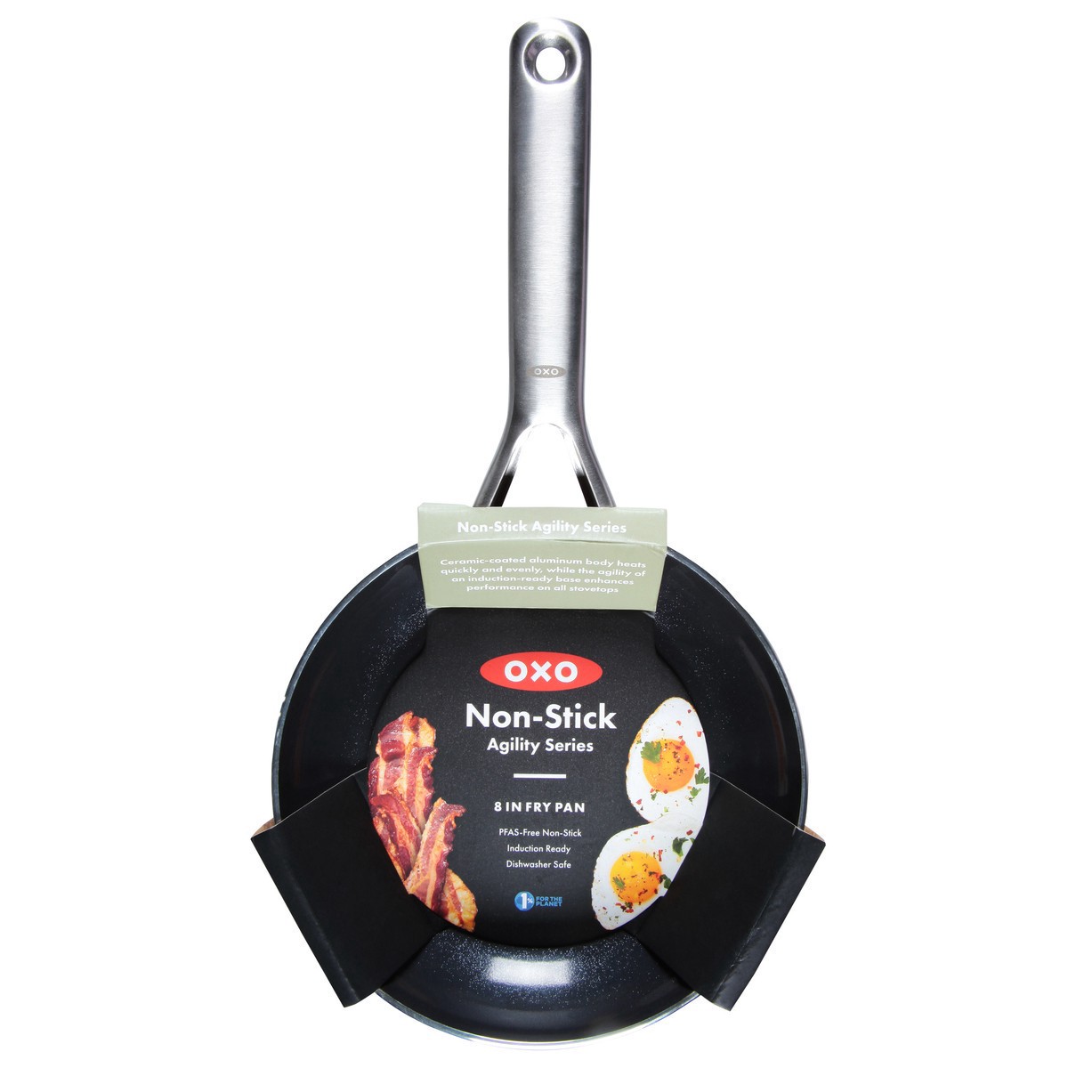 slide 7 of 12, OXO Agility Series 8 Inch Non-Stick Fry Pan 1 ea, 1 ct