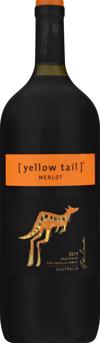slide 1 of 4, [yellow tail] Australia Merlot 1.5 lt, 1.50 liter