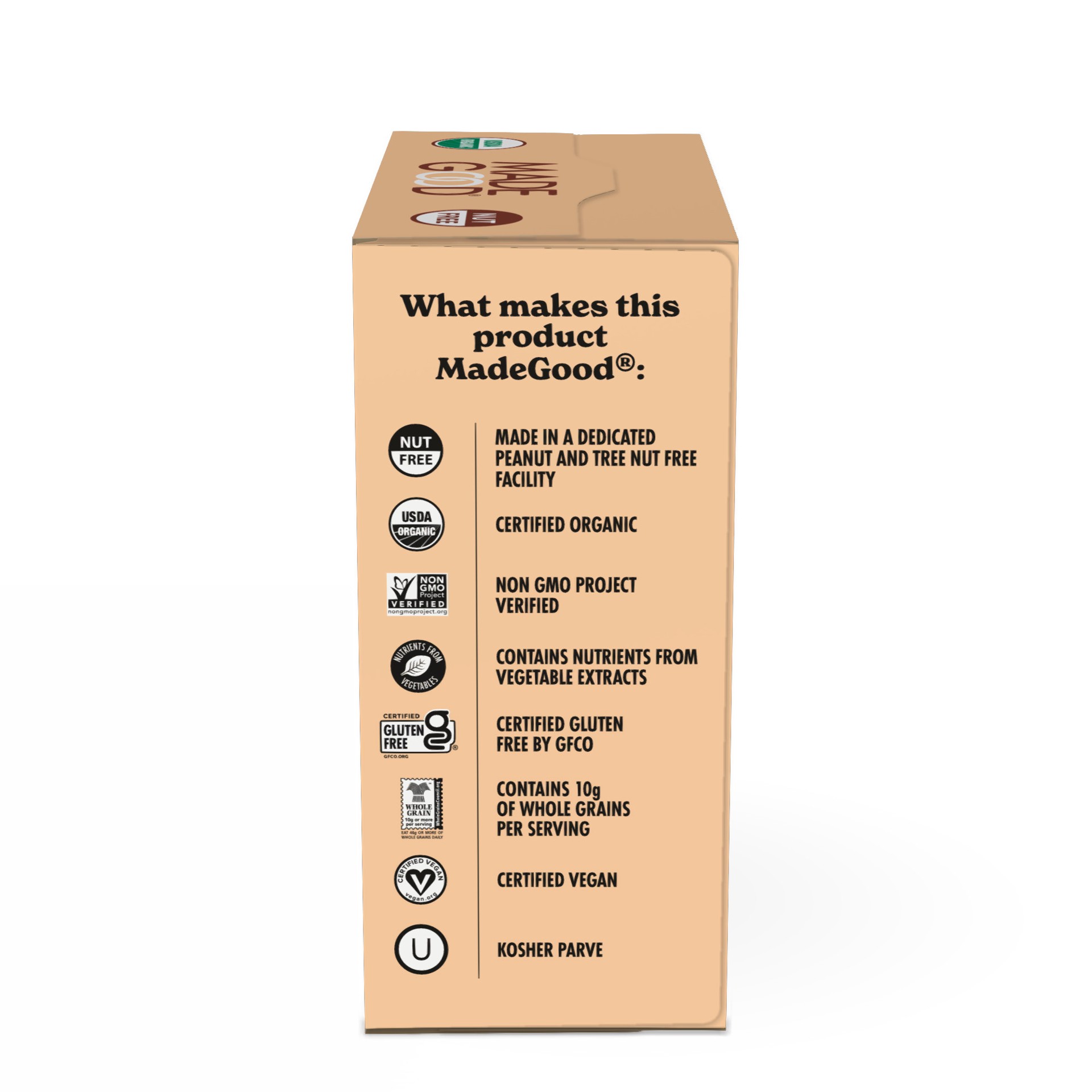 slide 4 of 10, MadeGood Organic 5 Pack Cookies & Creme Granola Minis 5 - 0.85 oz ea, 4.25 oz