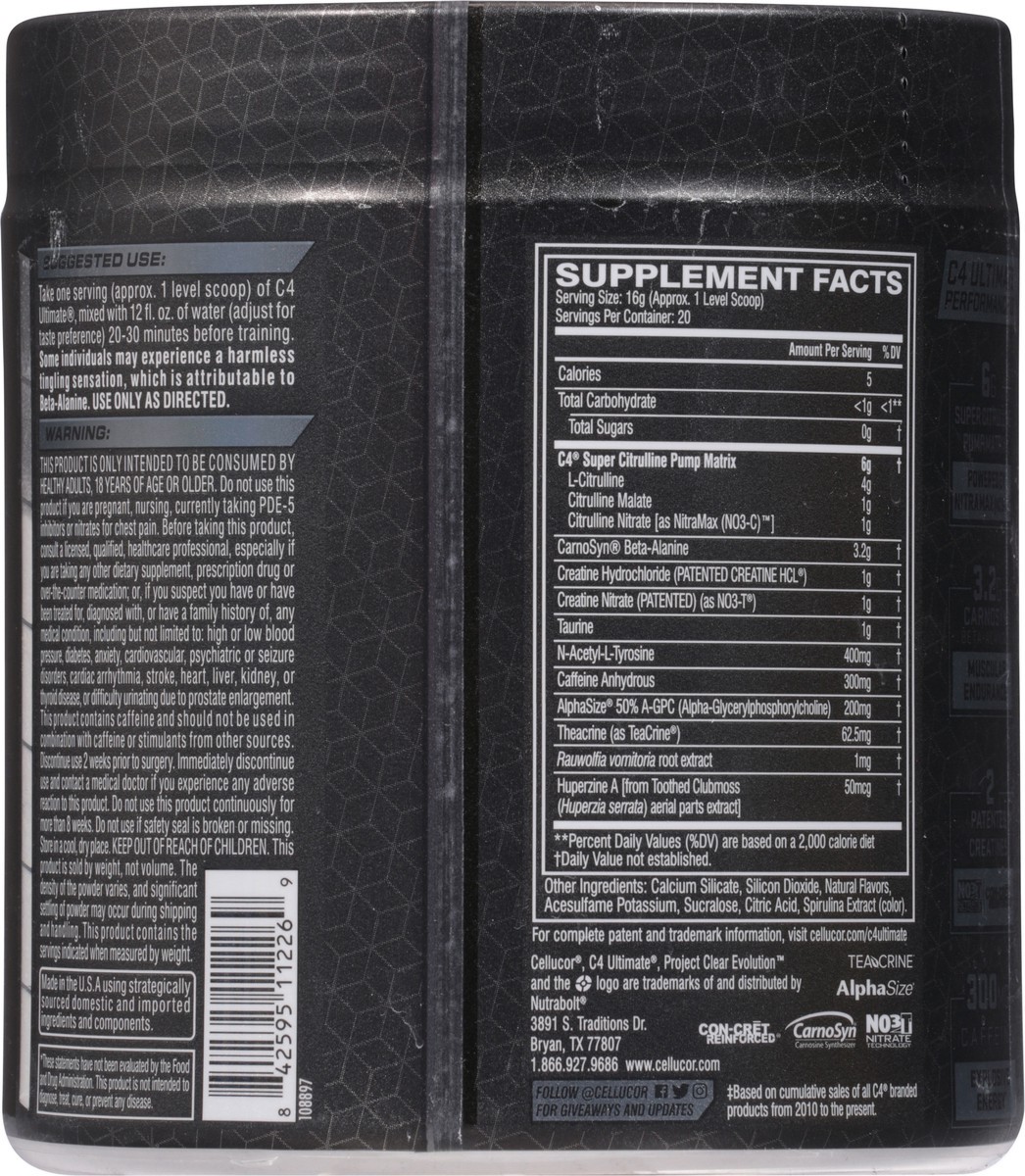 slide 7 of 13, C4 Sport Ultimate Pre-Workout, 11.29 oz