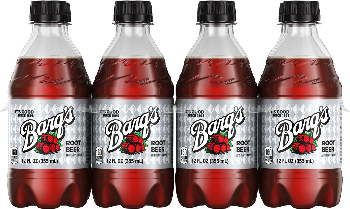 slide 1 of 10, Barq's 8 Pack Root Beer 8 ea - 8 ct, 8 ct; 12 fl oz