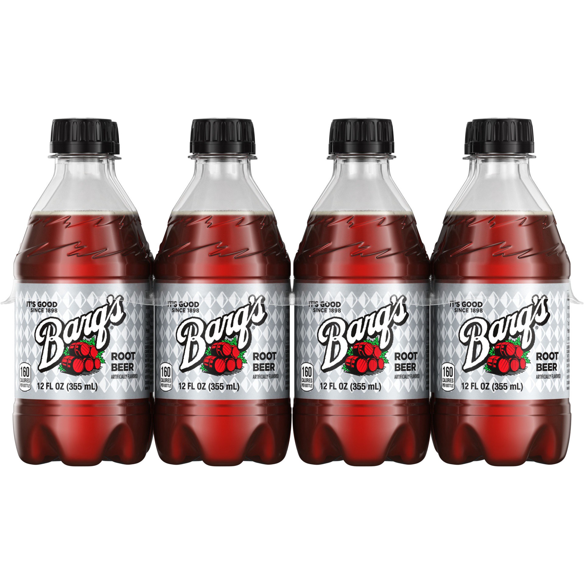 slide 3 of 10, Barq's 8 Pack Root Beer 8 ea - 8 ct, 8 ct; 12 fl oz