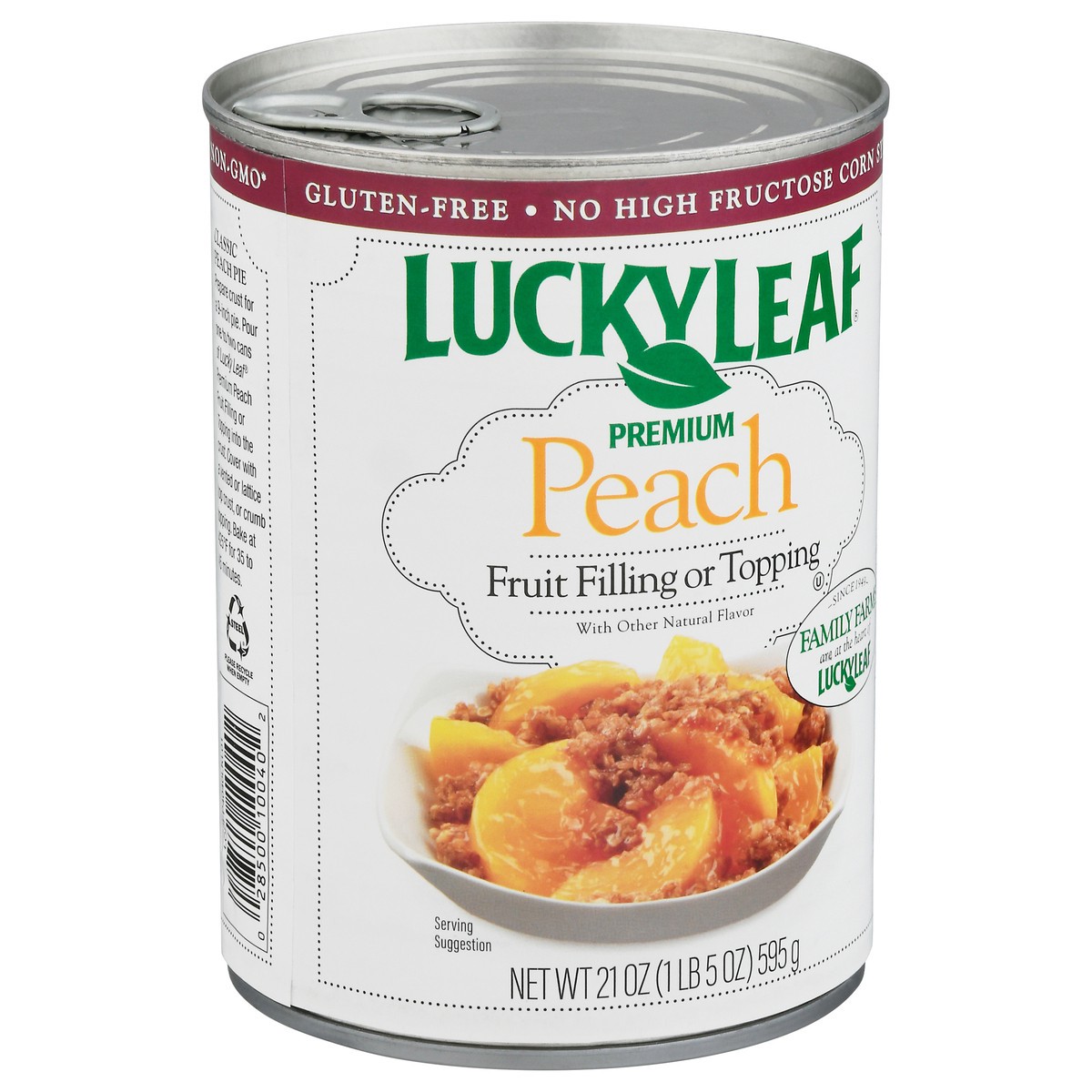slide 2 of 13, Lucky Leaf Premium Peach Fruit Filling or Topping 21 oz, 21 oz