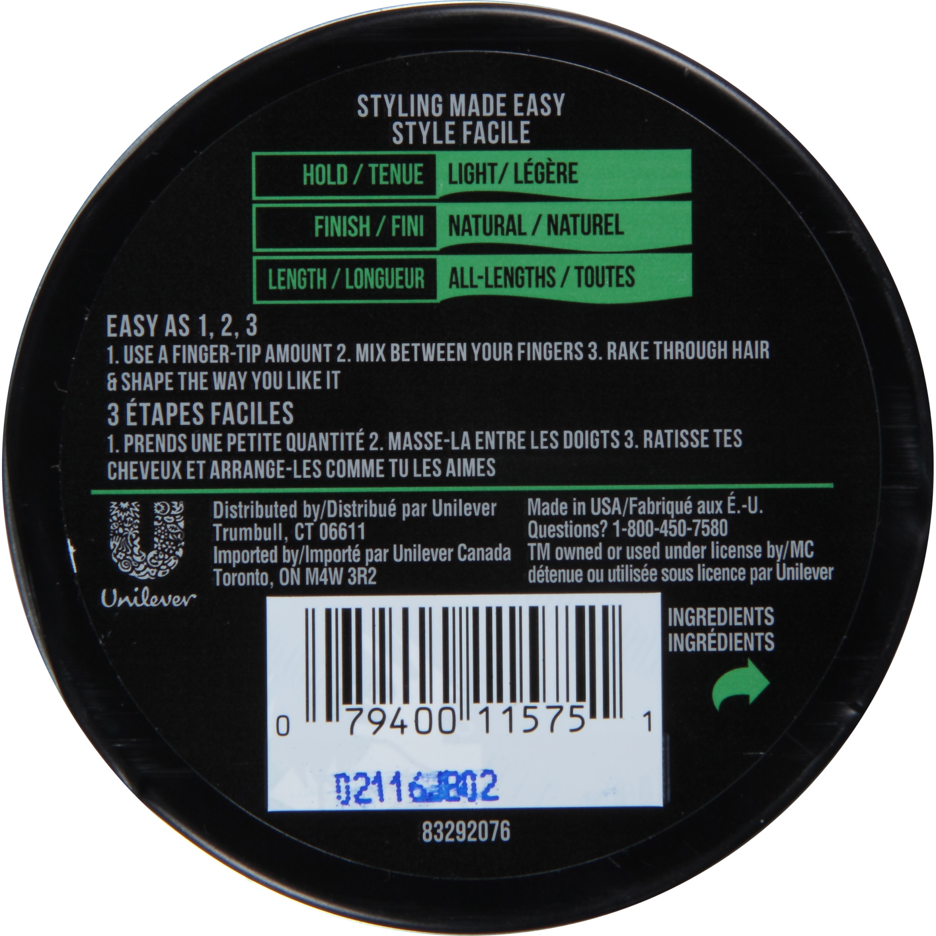 AXE Styling Natural Look Understated Hair Cream Shipt