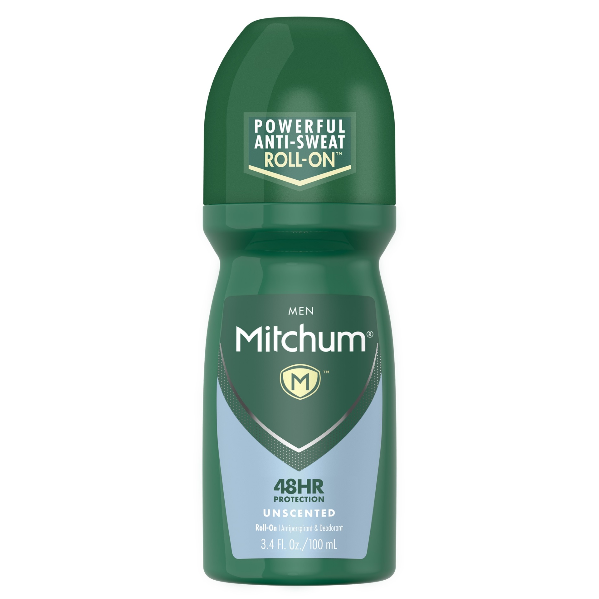 slide 1 of 4, Mitchum Roll-on Antiperspirant Deodorant - Unscented, 3.4 oz