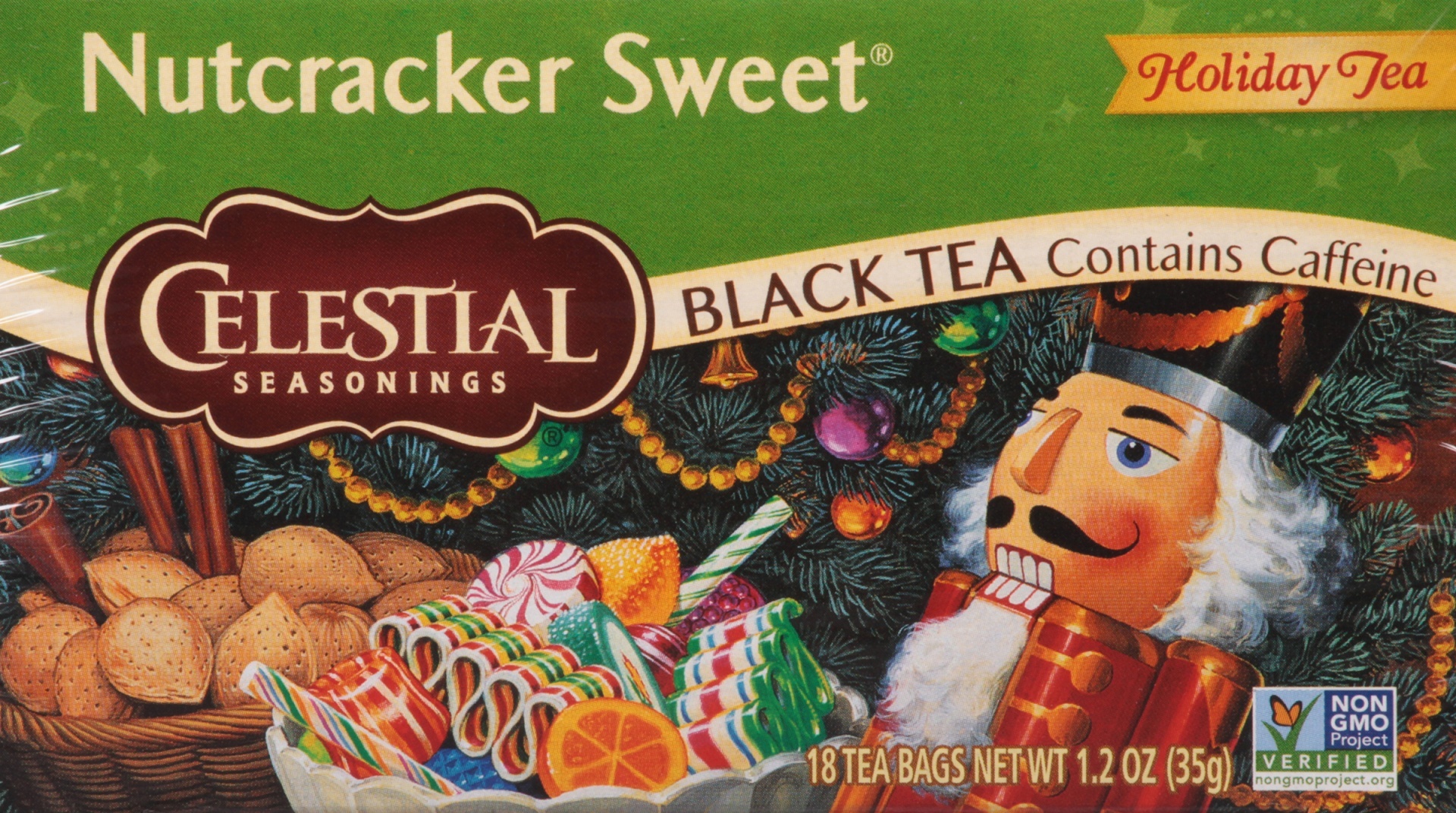 slide 1 of 1, Celestial Seasonings Holiday Nutcracker Sweet Black Tea Bags - 1.4 oz, 1.4 oz