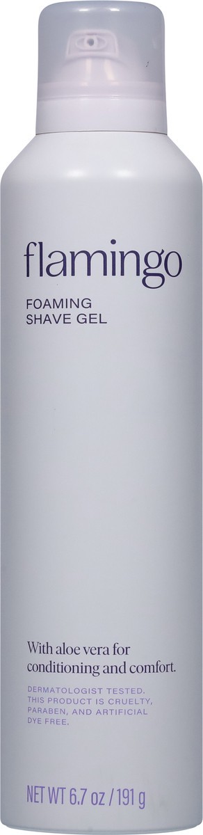 slide 2 of 9, Flamingo Foaming Shave Gel 6.7 oz, 6.7 oz