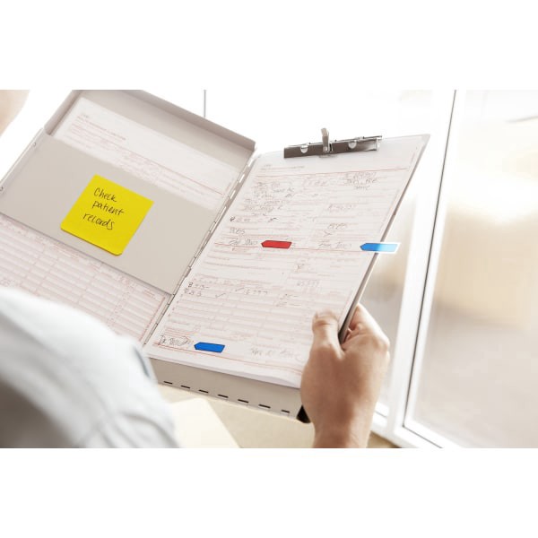 slide 6 of 10, Post-it Arrow Flags, Assorted Primary Colors, 4 ct