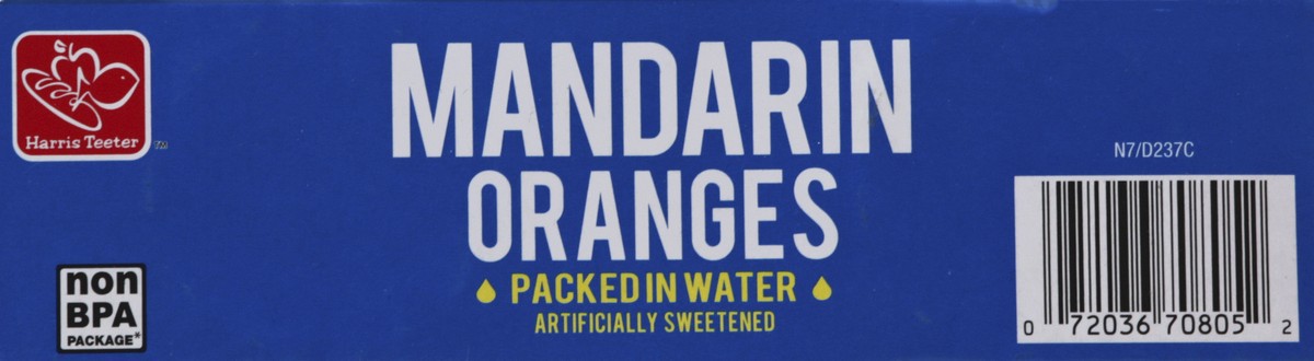 slide 4 of 4, Harris Teeter Fruit cups - Mandarin Orange with Splenda, 15.2 oz