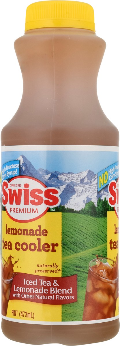 slide 5 of 13, Swiss Premium Lemonade Iced Tea & Lemonade Blend Tea Cooler - 1 pint, 1 pint