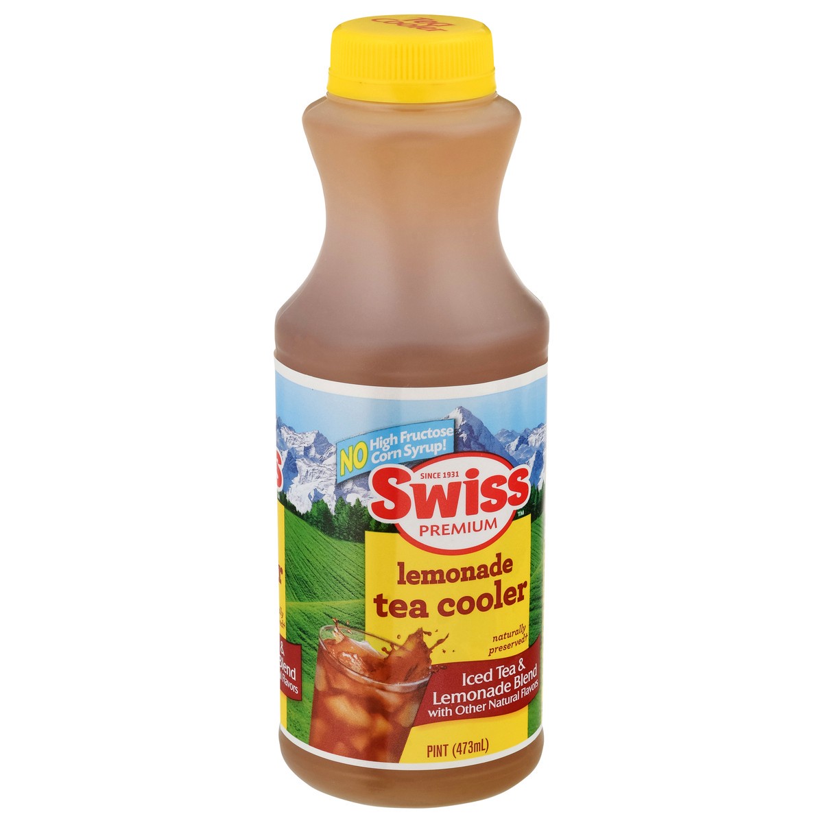 slide 6 of 13, Swiss Premium Lemonade Iced Tea & Lemonade Blend Tea Cooler - 1 pint, 1 pint