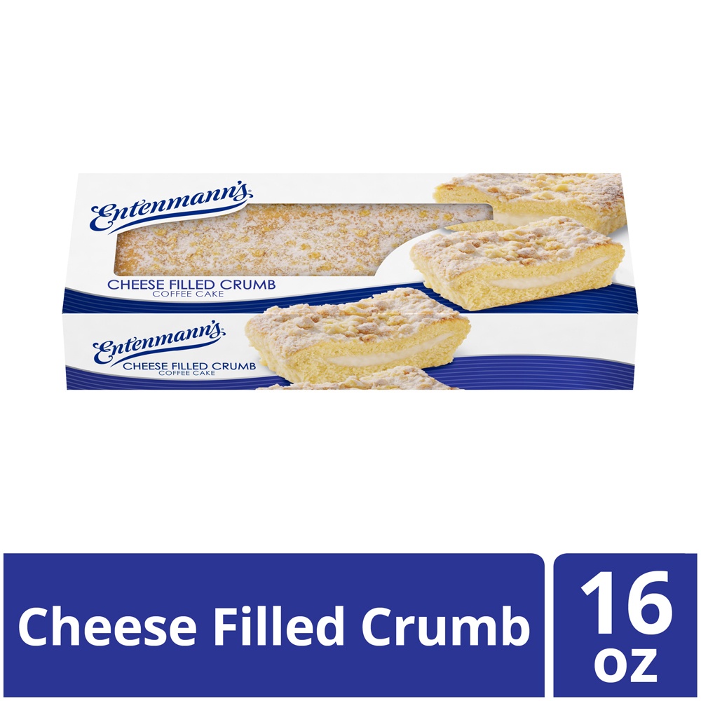 slide 2 of 9, Entenmann's Cheese Filled Crumb Coffee Cake, 16 oz