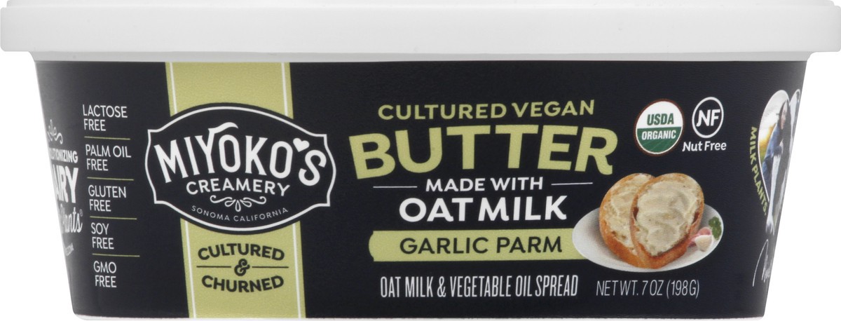 slide 6 of 9, Miyoko's Creamery Cultured Garlic Parm Vegan Butter 7 oz, 7 oz