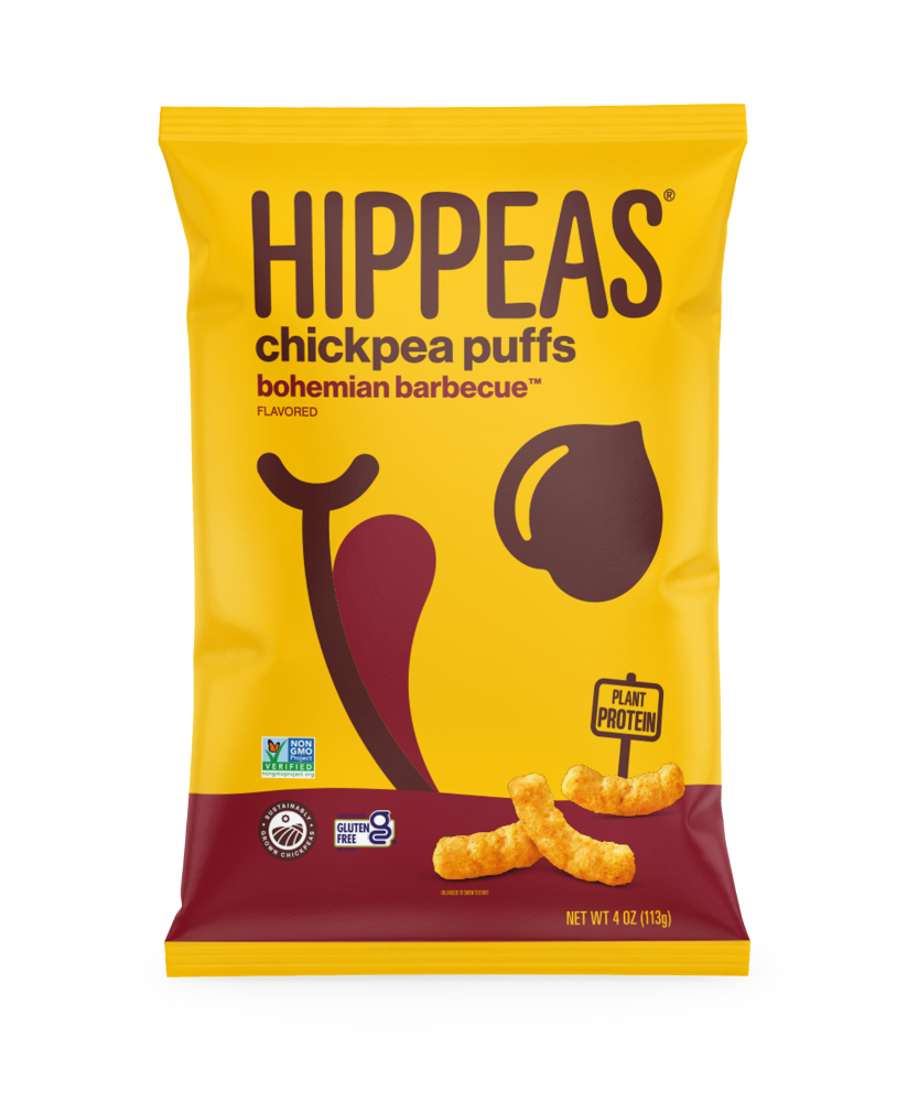 slide 2 of 2, HIPPEAS Bohemian Bbq Chickpea Puffs, 4 oz