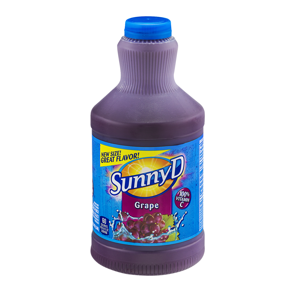 slide 1 of 1, Sunny D Chillers Grape Citrus Punch, 56 fl oz