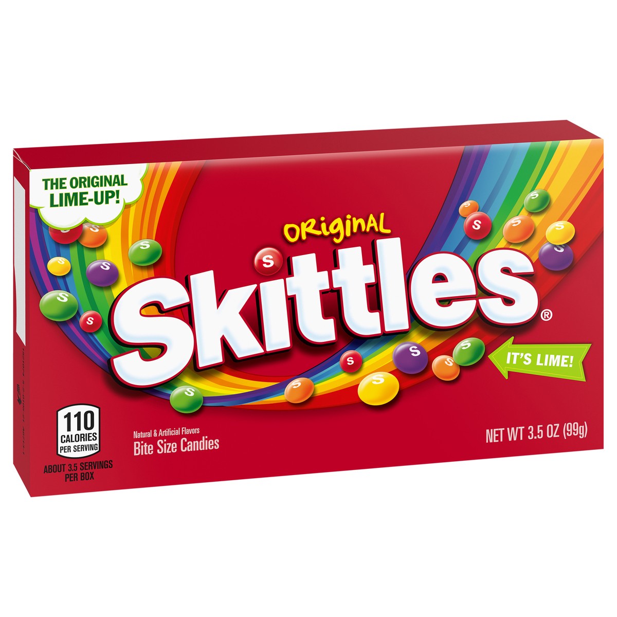 slide 6 of 7, SKITTLES Original Chewy Candy Theater Box, 3.5 oz Box, 3.5 oz