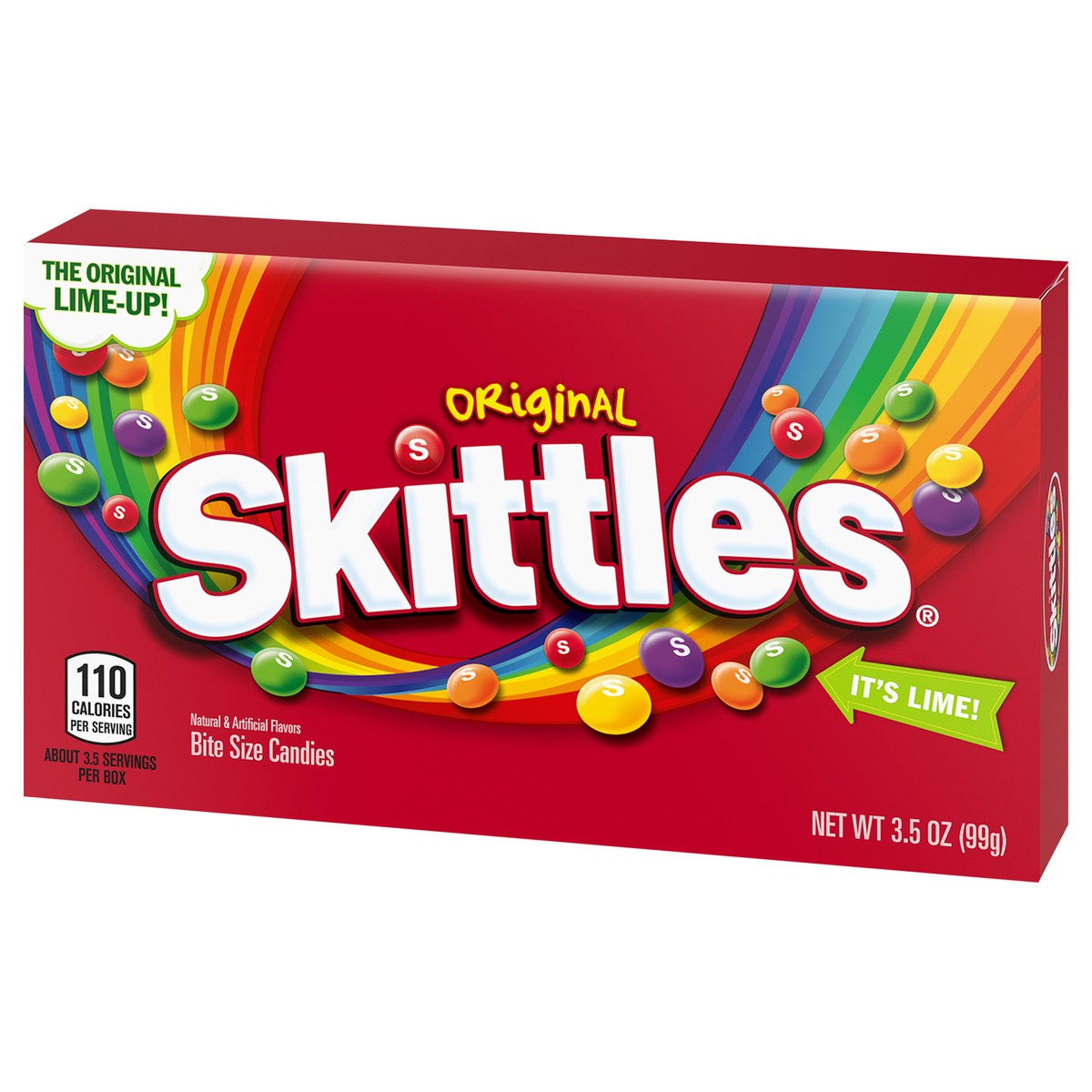 slide 4 of 7, SKITTLES Original Chewy Candy Theater Box, 3.5 oz Box, 3.5 oz