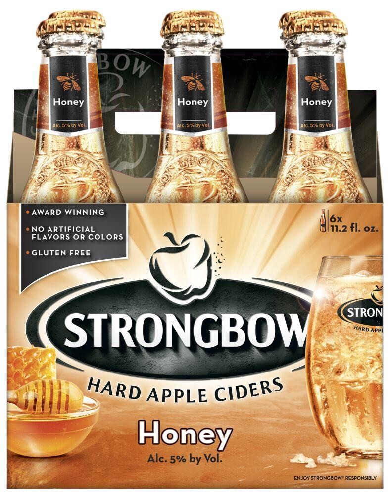 slide 1 of 4, Strongbow Honey Cider, 1 ct