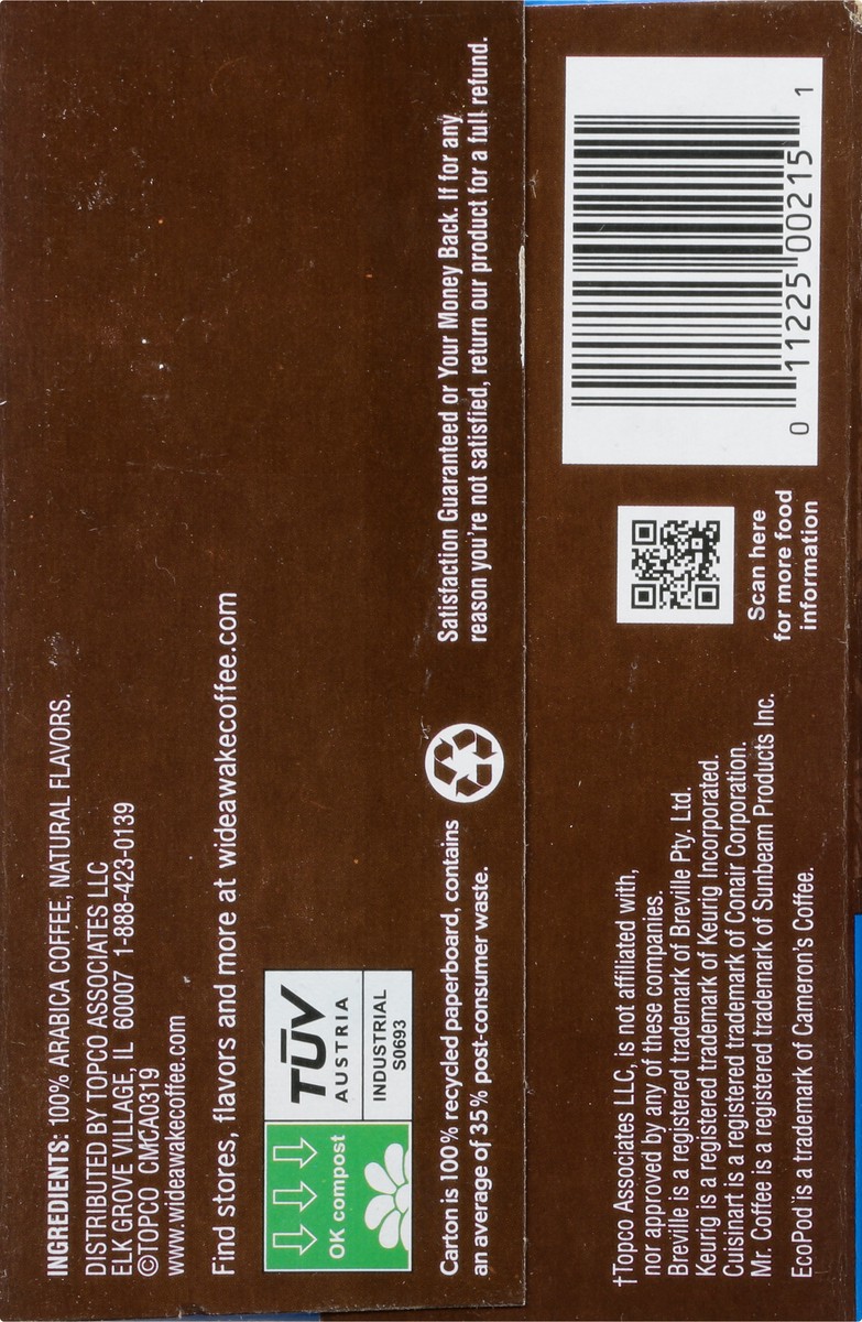 slide 6 of 10, Wide Awake Coffee Co. Single Serve Pods Light French Vanilla Coffee - 10 ct, 10 ct