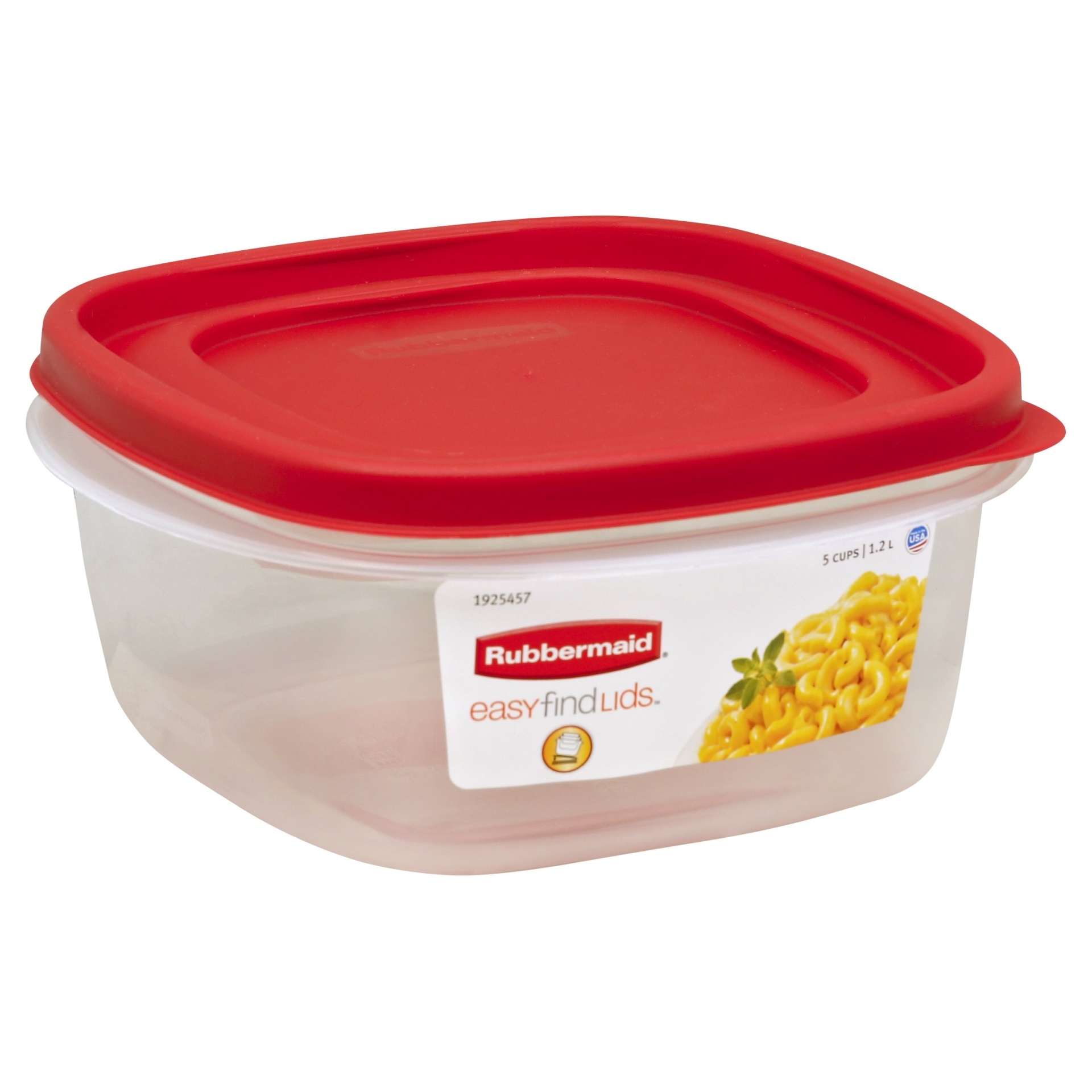 slide 1 of 2, Rubbermaid Easy Find Lids Container, 5 cup