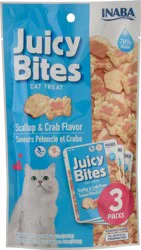 Inaba Juicy Bites Cat Treat Scalop & Crab
