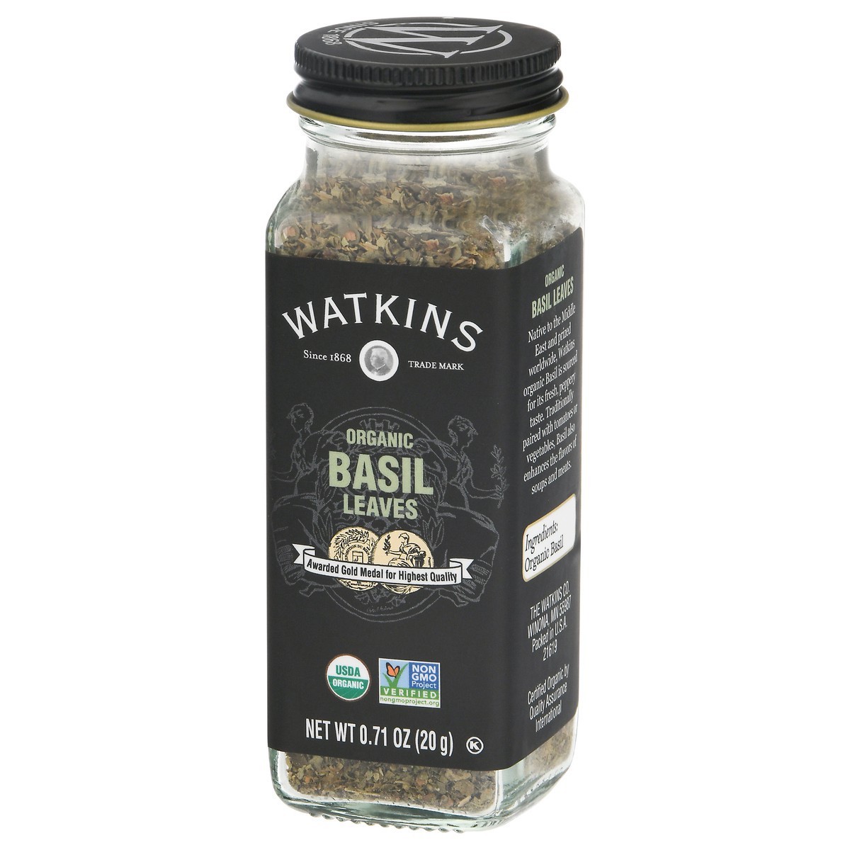 slide 8 of 11, Watkins Organic Basil Leaves 0.71 oz, 0.71 oz