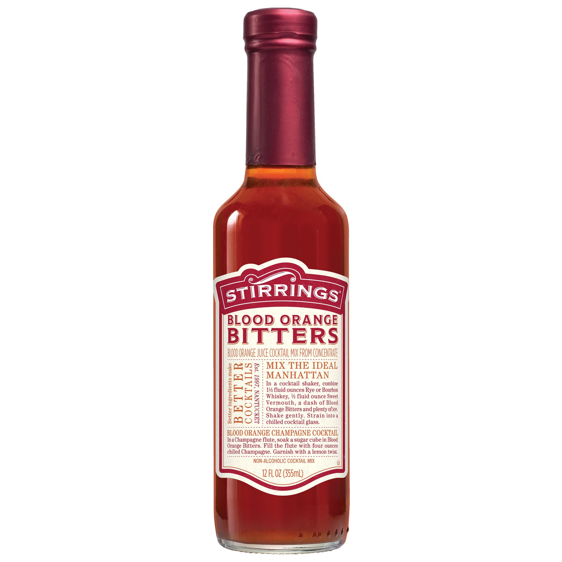 slide 1 of 2, Stirrings Blood Orange Bitters 355ml, 12 oz
