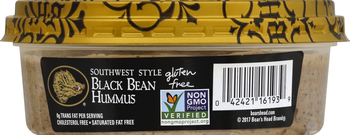 slide 5 of 6, Boar's Head Southwestern Style Black Bean Hummus, 8 oz