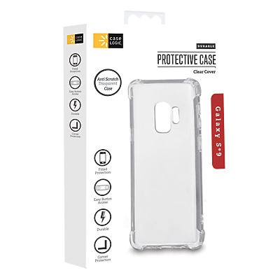 slide 1 of 1, Case Logic Galaxy S9 Reinforced Clear Case Clear, 1 ct