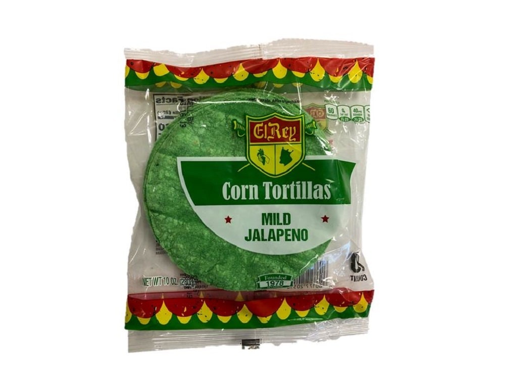 slide 1 of 1, El Rey Mild Jalapeno Corn Tortillas, 10 oz