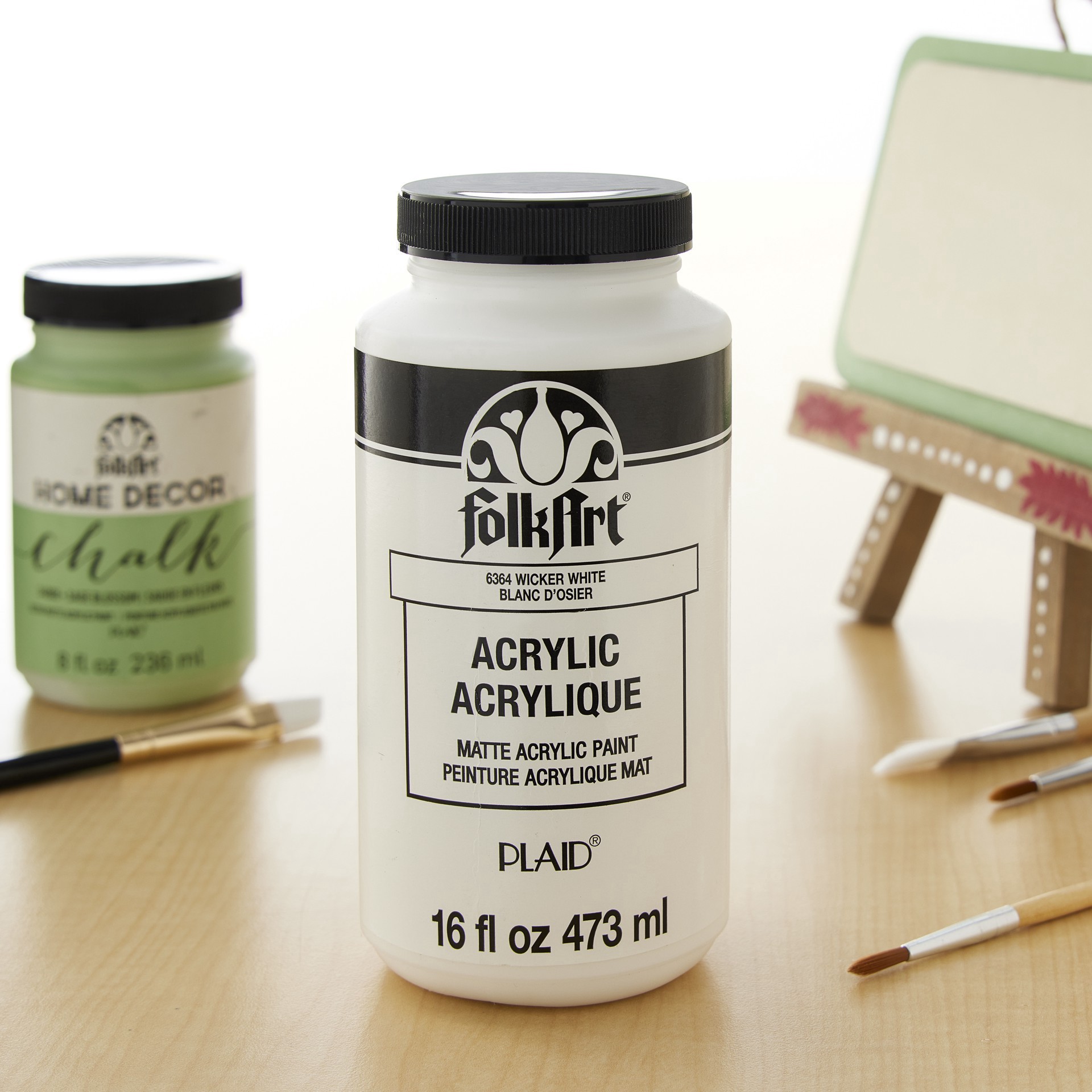 slide 3 of 4, Folkart 16oz. Matte Acrylic Paint, 16 oz