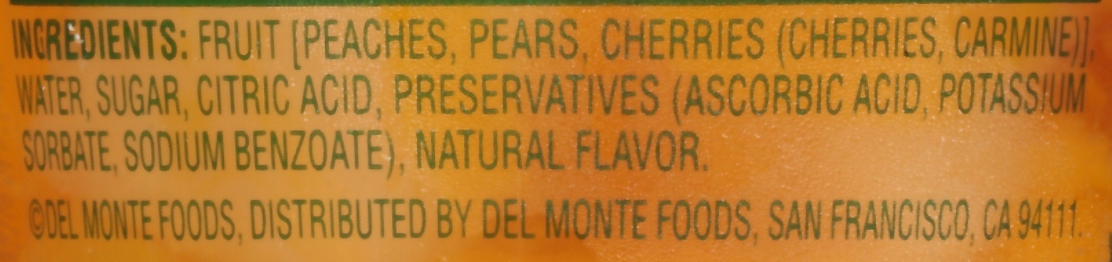 slide 6 of 6, Del Monte Fruit Naturals Cherry Mixed Fruit in 100% Juice, 7 oz