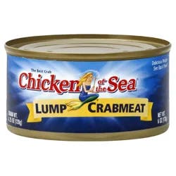 Chicken of the Sea Wild Caught Lump Crab Meat 6 oz